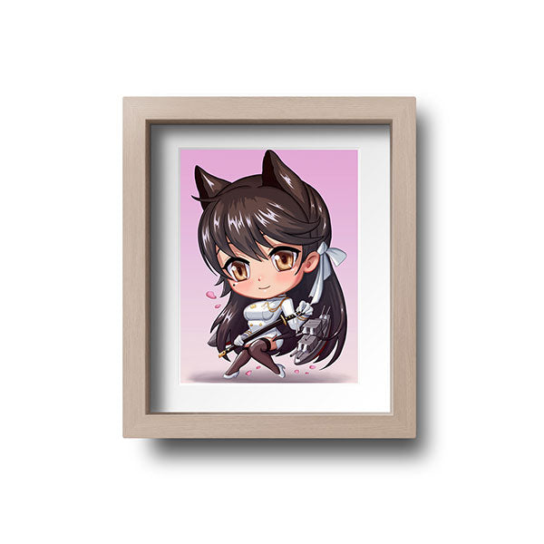 Atago Chibi Mini Print - nayukidraws