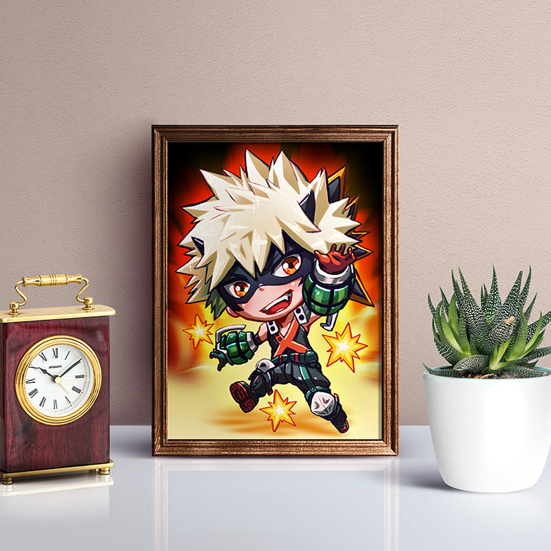 Bakugo Mini Print