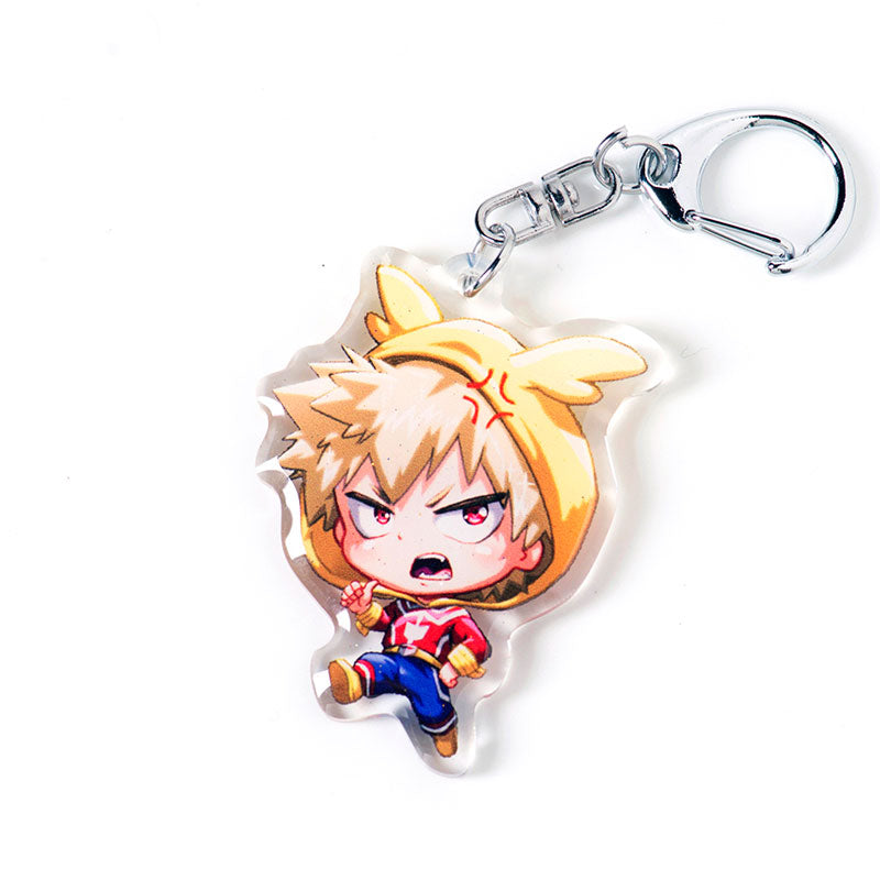 Bakugo Pajama Kigurumi Acrylic Charm Keychain