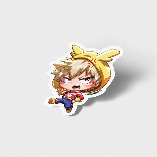 Bakugo Pajama Kigurumi Vinyl Sticker