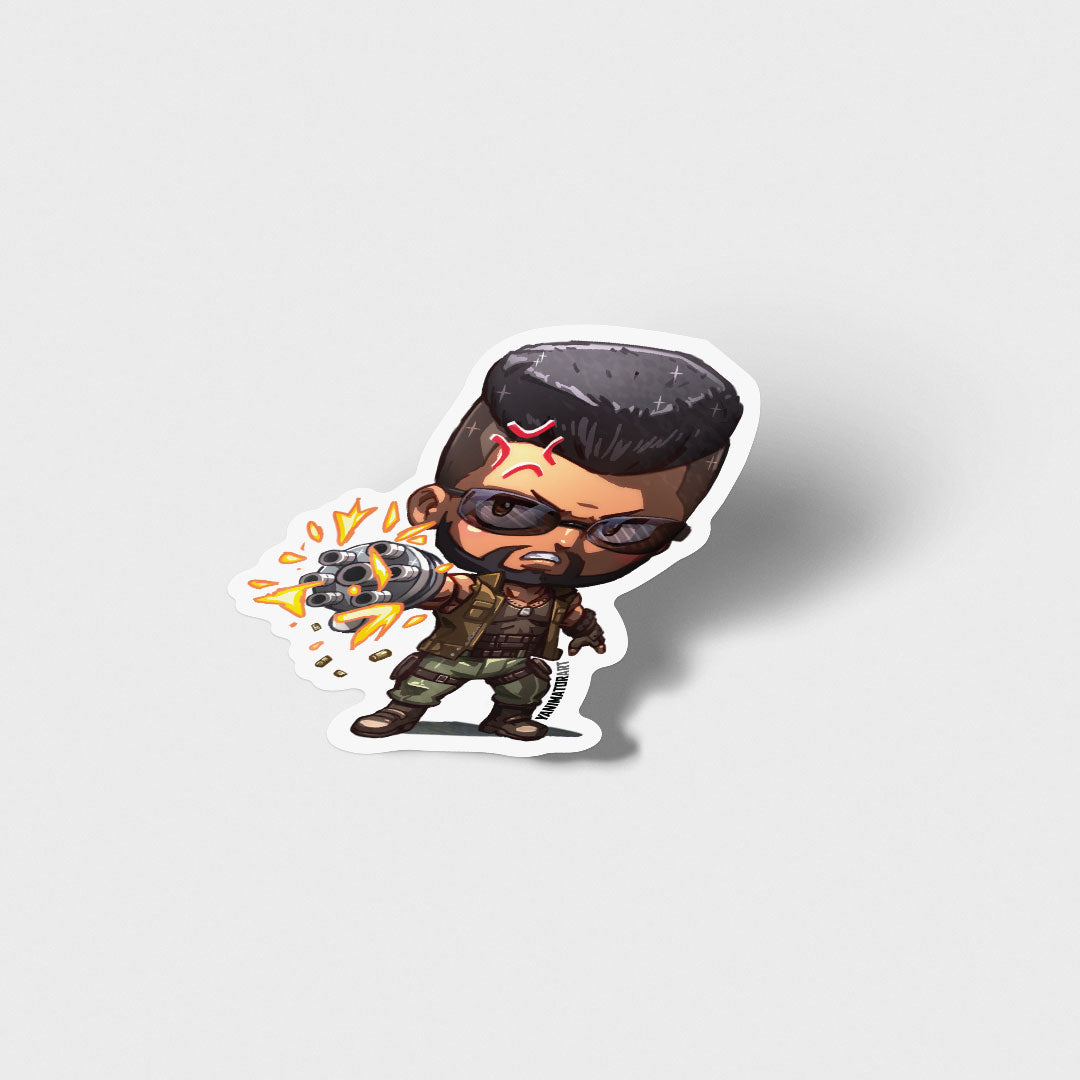 Barret Wallace Vinyl Sticker