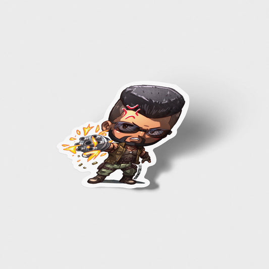 Barret Wallace Vinyl Sticker
