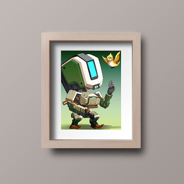 Bastion Chibi Mini Print
