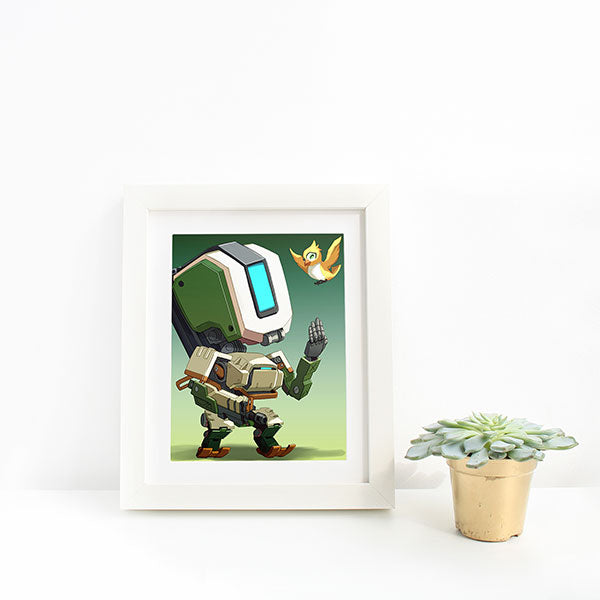 Bastion Chibi Mini Print