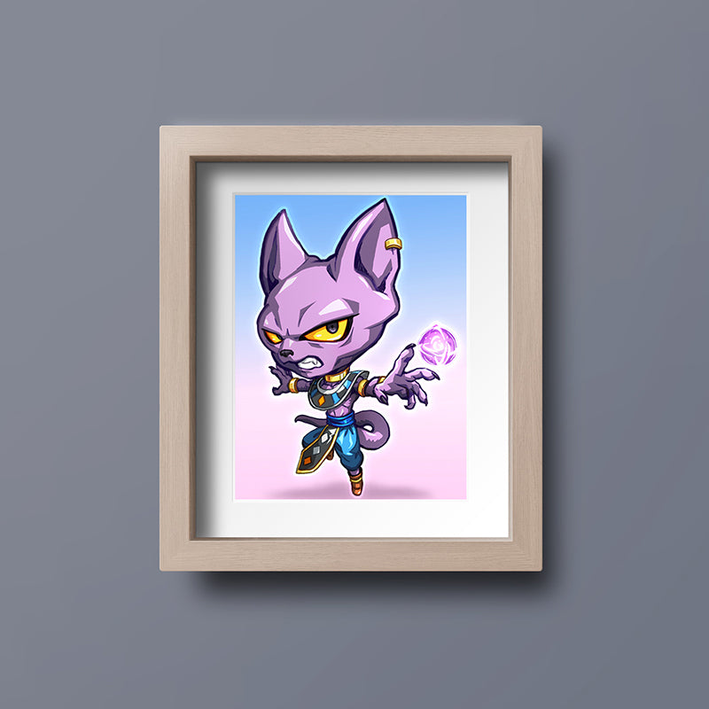 Beerus Mini Print