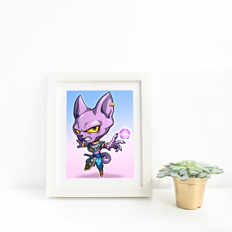 Beerus Mini Print