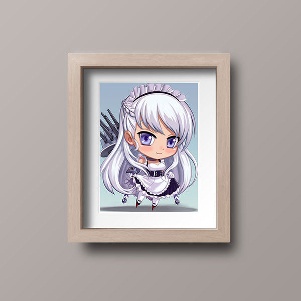 Belfast Chibi Mini Print - nayukidraws