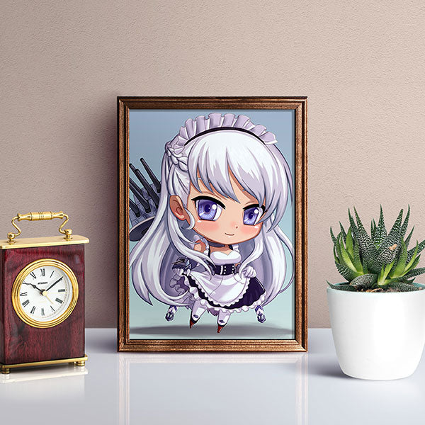 Belfast Chibi Mini Print - nayukidraws