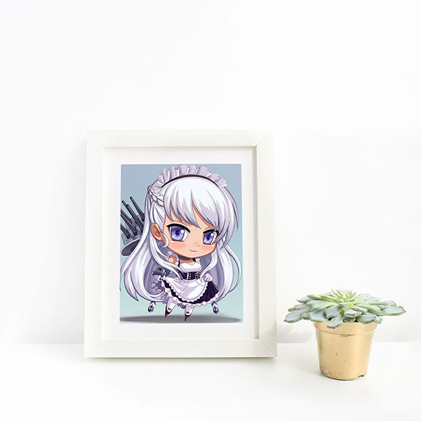 Belfast Chibi Mini Print - nayukidraws