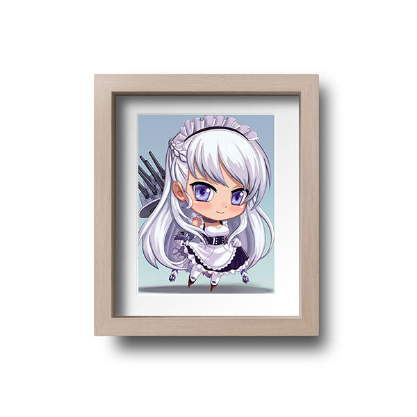 Belfast Chibi Mini Print - nayukidraws