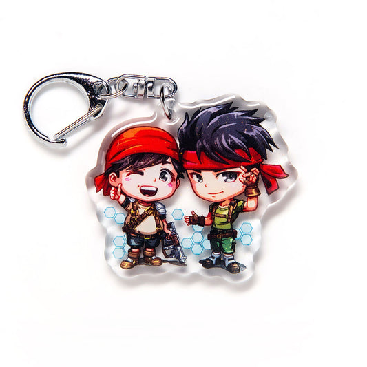 Biggs & Wedge Acrylic Charm Keychain