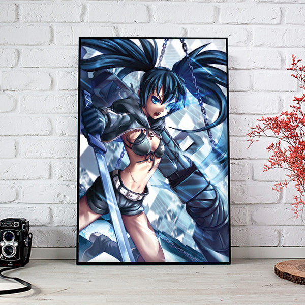 Black☆Rock Shooter Poster Print - nayukidraws