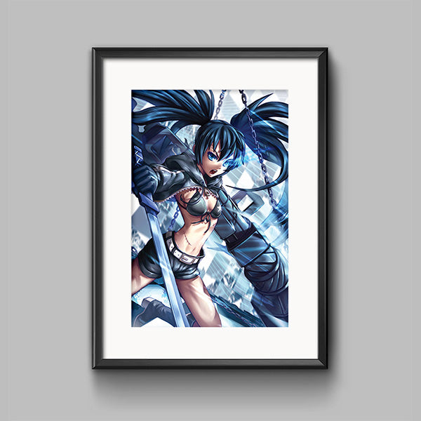 Black☆Rock Shooter Poster Print - nayukidraws