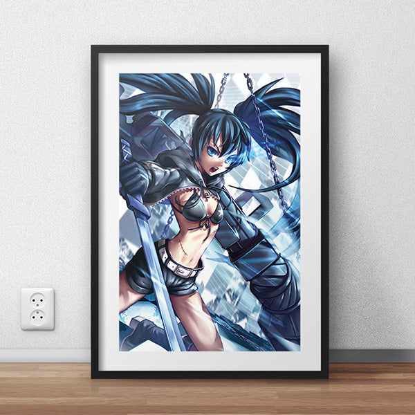 Black☆Rock Shooter Poster Print - nayukidraws