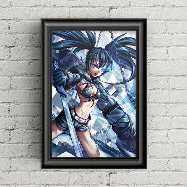 Black☆Rock Shooter Poster Print - nayukidraws