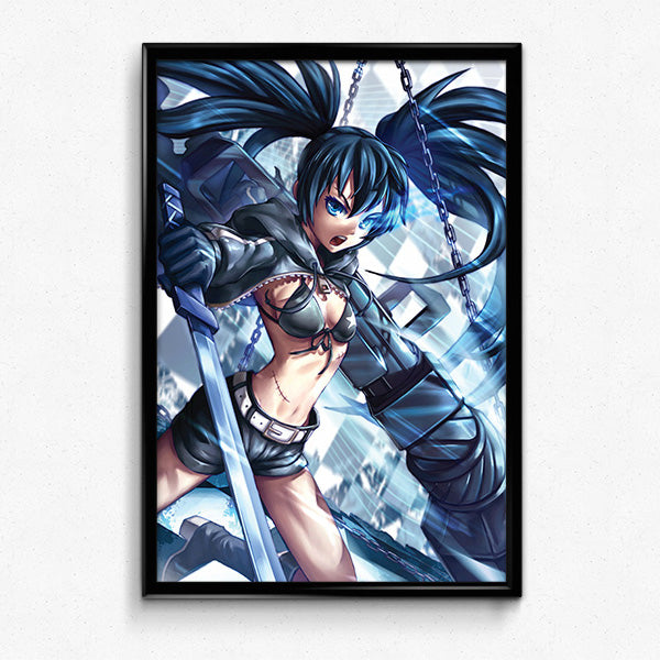 Black☆Rock Shooter Poster Print - nayukidraws