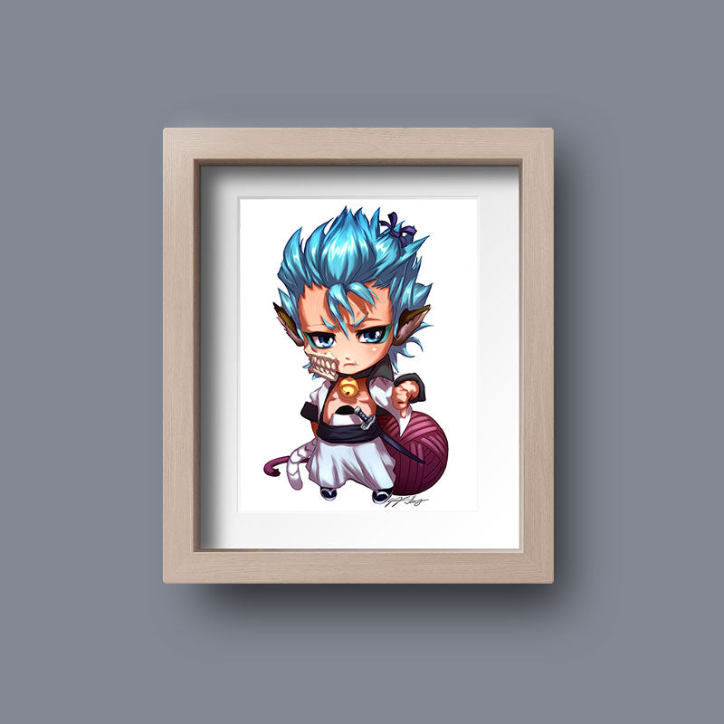 Grimmjow Chibi Mini Print