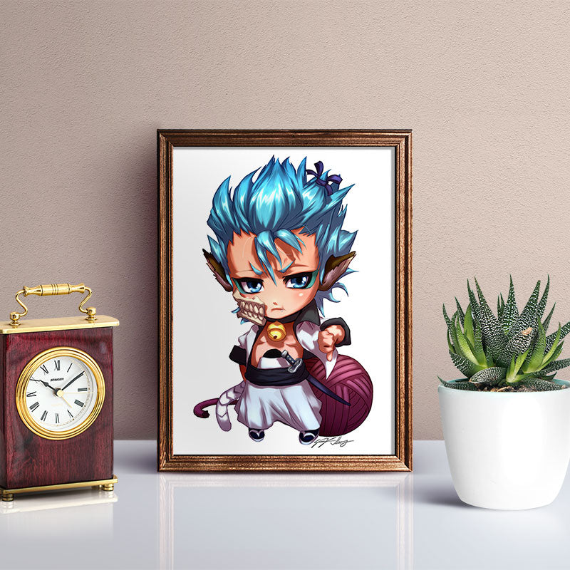 Grimmjow Chibi Mini Print