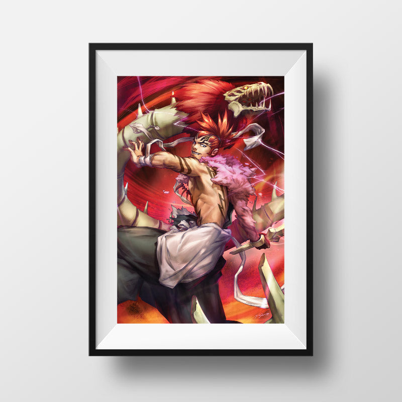 Renji Abarai Print