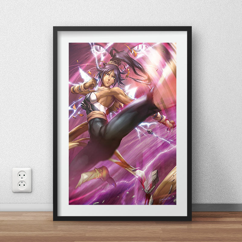 Yoruichi Shihouin Print
