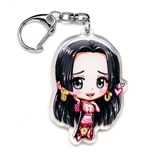 Boa Acrylic Charm Keychain