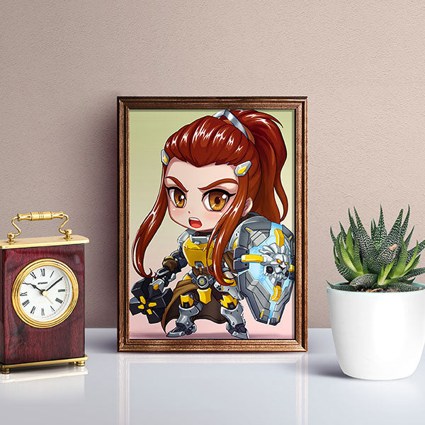 Brigitte Chibi Mini Print