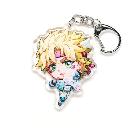 Caesar Zeppeli Acrylic Charm Keychain