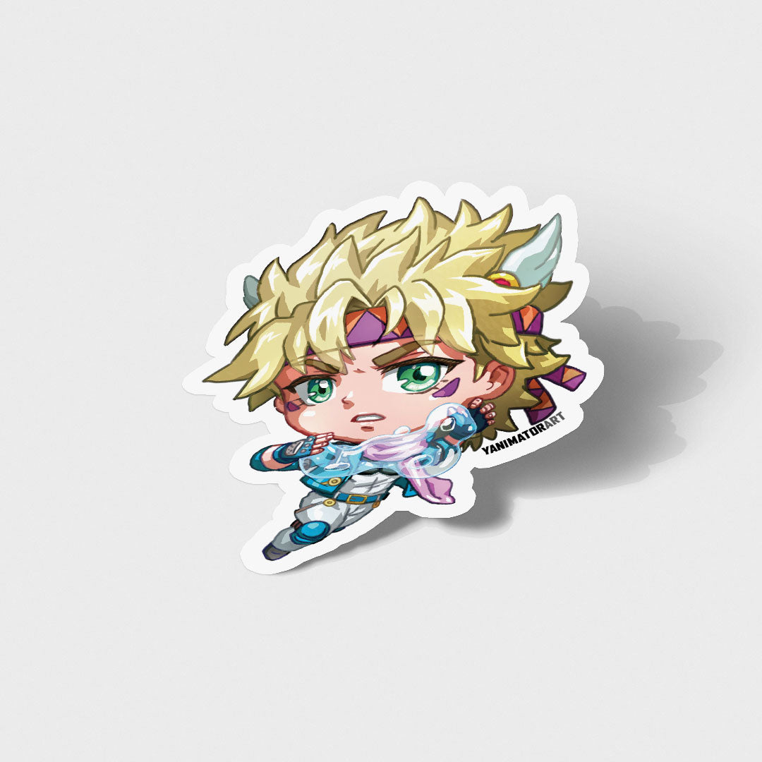Caesar Zeppeli Vinyl Sticker
