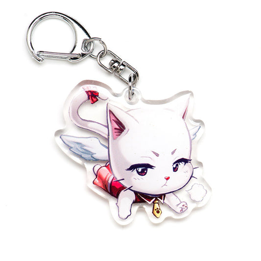Carla Acrylic Charm Keychain