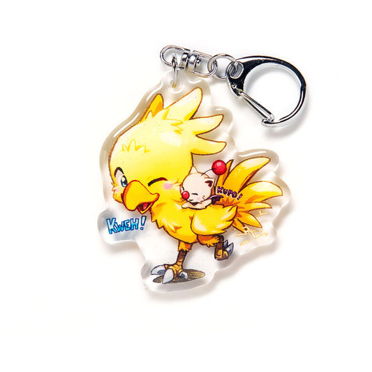 Chocobo Acrylic Charm Keychain