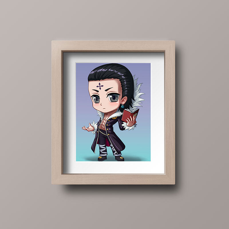 Chrollo Chibi Mini Print - nayukidraws