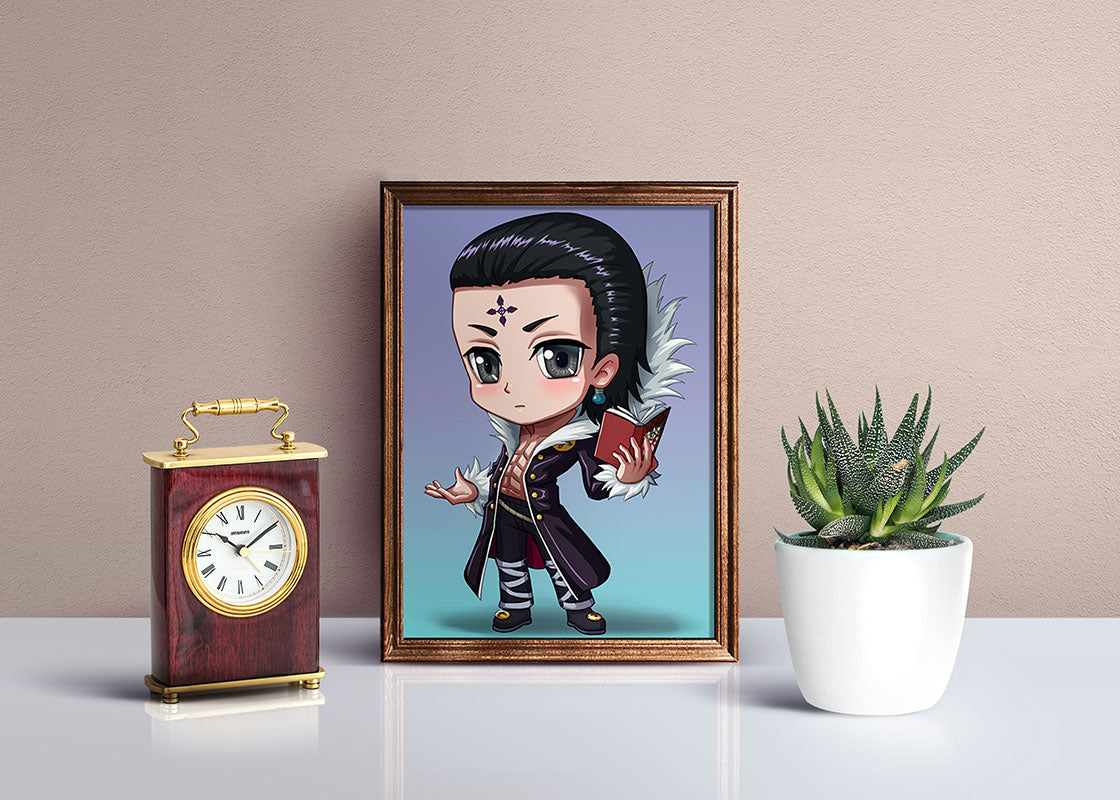 Chrollo Chibi Mini Print - nayukidraws