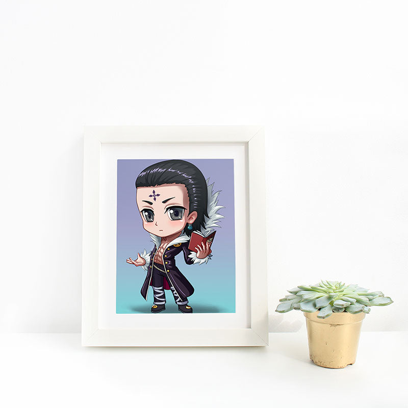 Chrollo Chibi Mini Print - nayukidraws