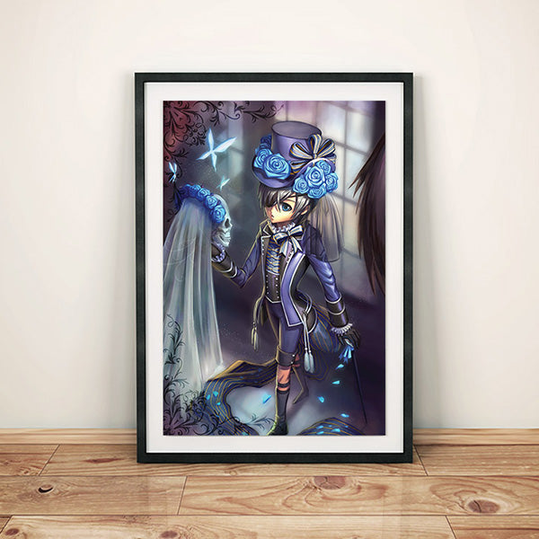 Ciel Phantomhive Poster Print - nayukidraws