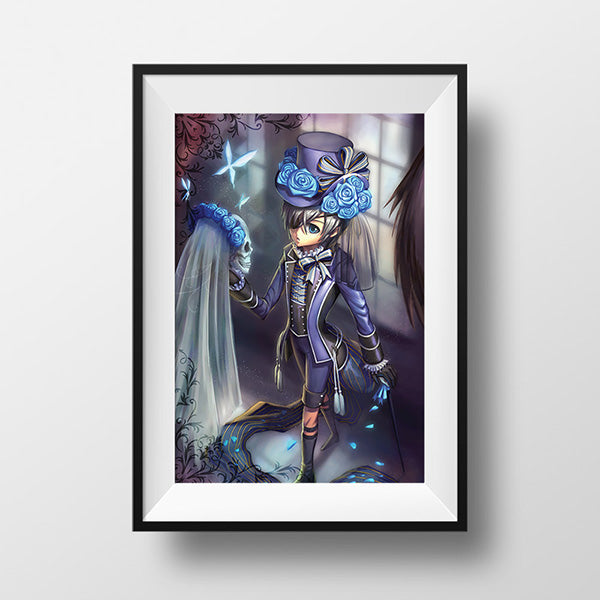 Ciel Phantomhive Poster Print - nayukidraws
