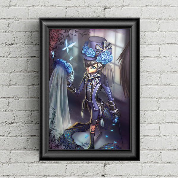 Ciel Phantomhive Poster Print - nayukidraws