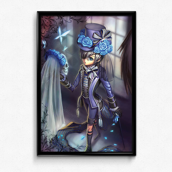 Ciel Phantomhive Poster Print - nayukidraws