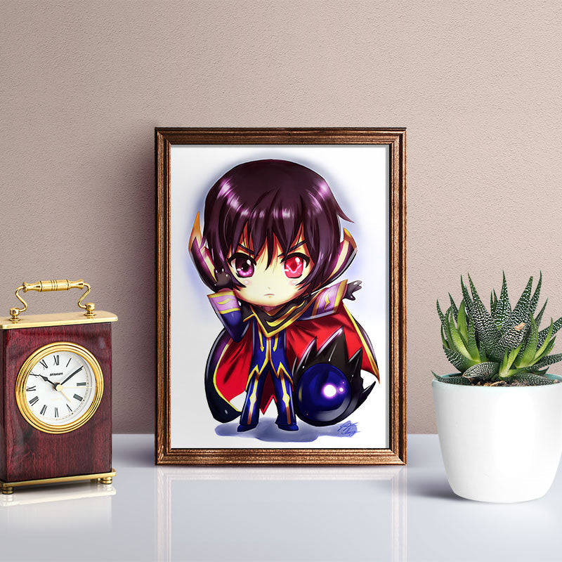 Lelouch Chibi Mini Print