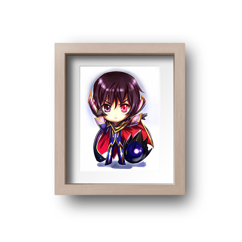 Lelouch Chibi Mini Print