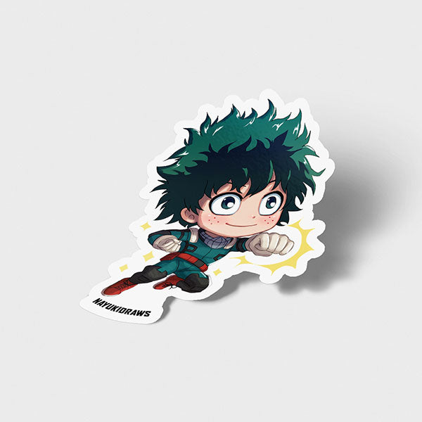 Deku Vinyl Sticker - nayukidraws