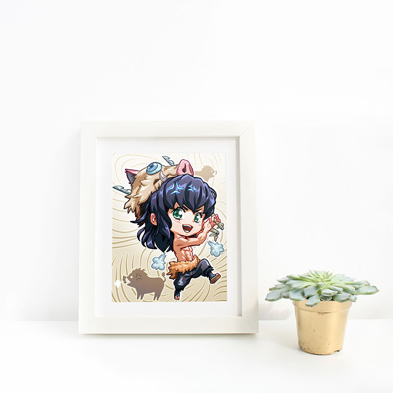 Inosuke Hashibira Mini Print
