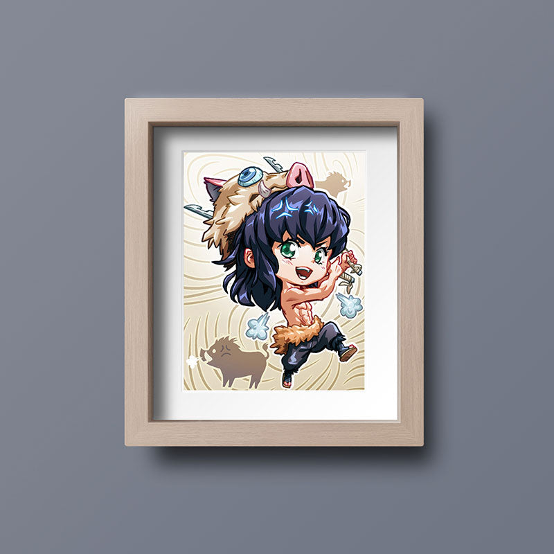 Inosuke Hashibira Mini Print