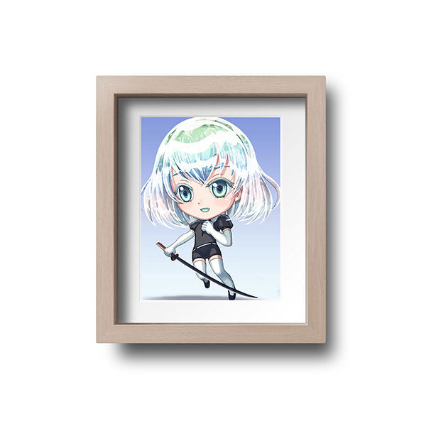 Diamond Chibi Mini Print - nayukidraws