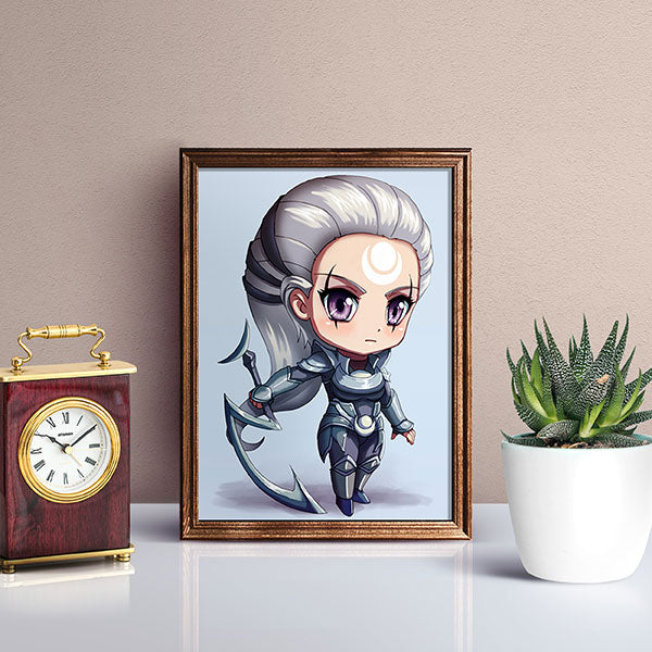 Diana Chibi Mini Print - nayukidraws