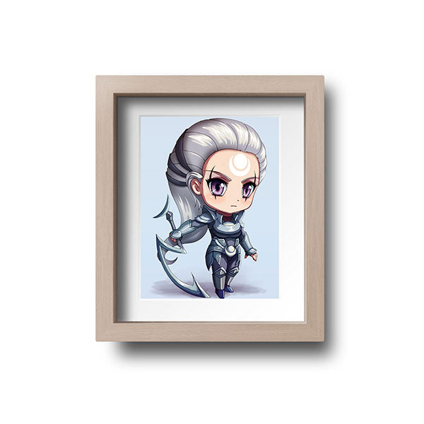 Diana Chibi Mini Print - nayukidraws