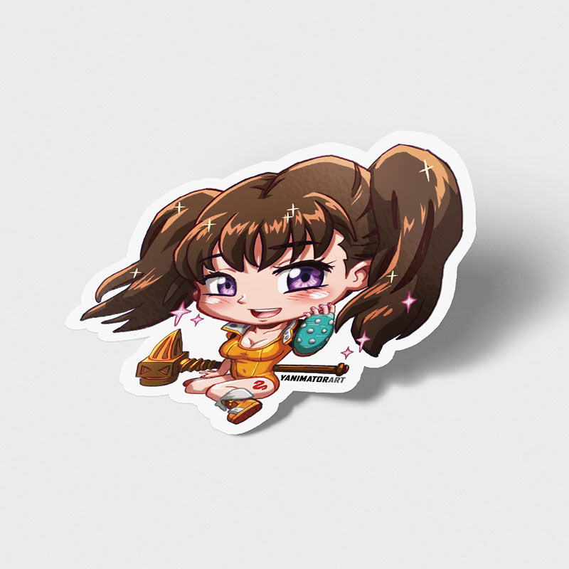 Diane Vinyl Sticker
