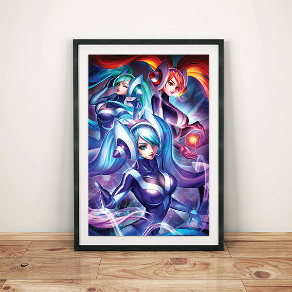 DJ Sona Poster Print - nayukidraws