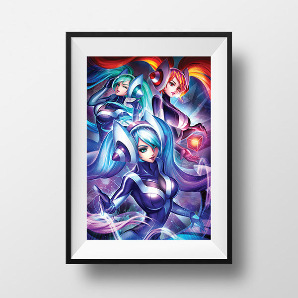 DJ Sona Poster Print - nayukidraws