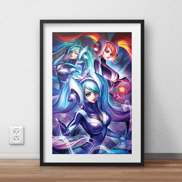DJ Sona Poster Print - nayukidraws