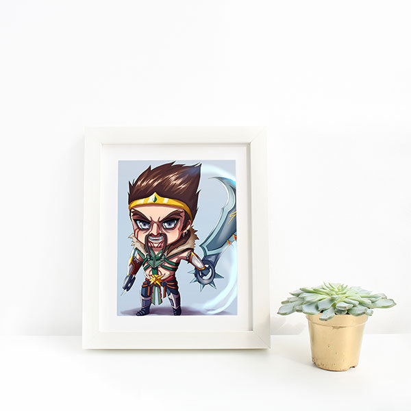 Draven Chibi Mini Print - nayukidraws